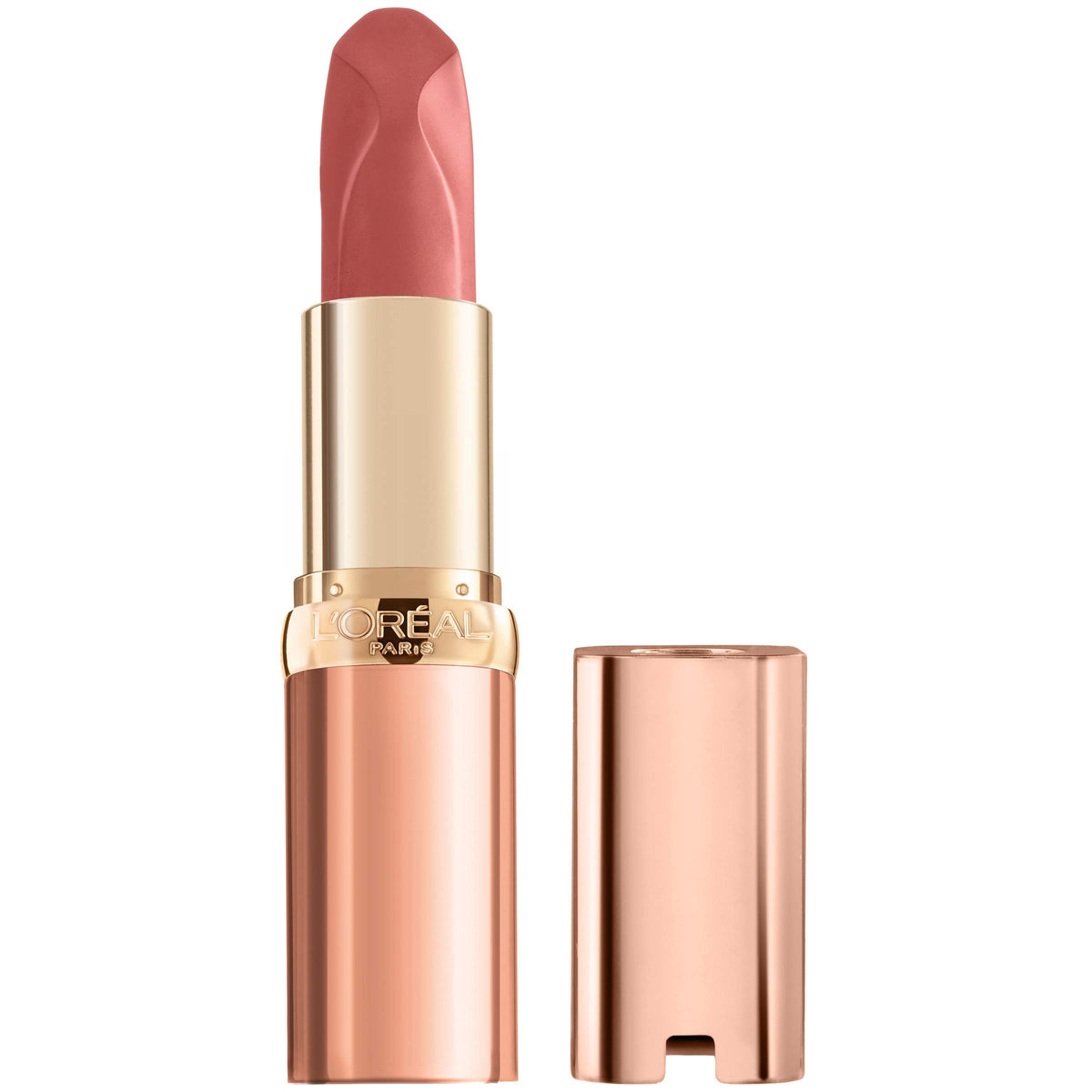 L'Oreal Paris Nu Impertinent front packaging showing shade and finish benefit