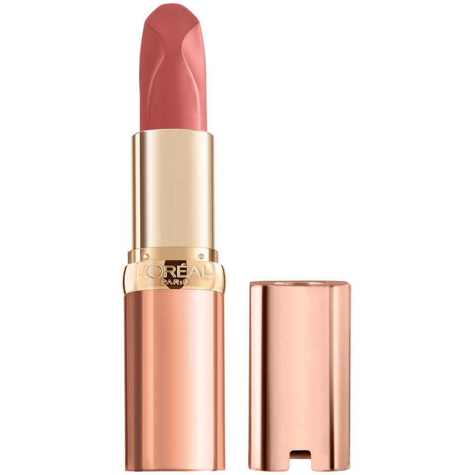 L'Oreal Paris Nu Impertinent front packaging showing shade and finish benefit