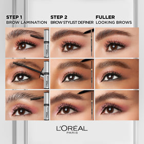 L'Oreal Paris product on store shelf for trusted, salon-inspired brow care