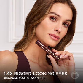 L'Oreal Paris burgundy cashmere swatch on skin showing true color payoff