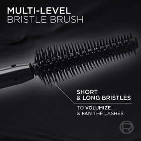 L'Oreal Paris Panorama side angle with open cap highlights brush shape and easy grip use