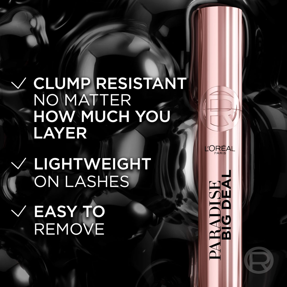 L'Oreal Paris mascara applied in lifestyle setting for natural lift