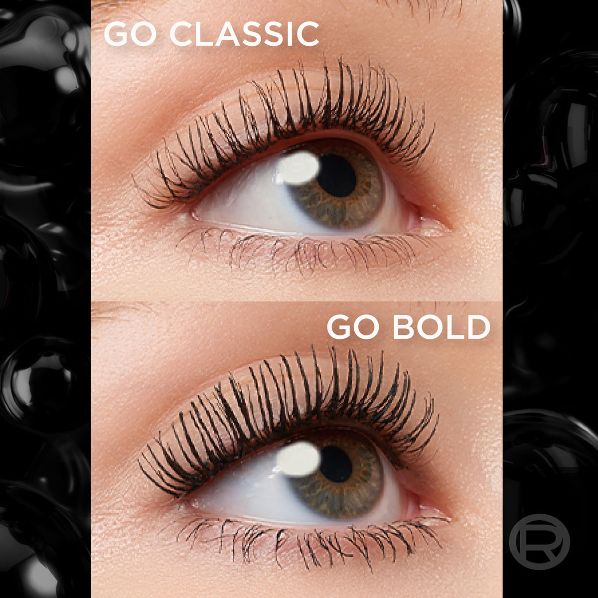 L'Oreal Paris Paradise Big Deal on model lashes creating separated length and visible volume