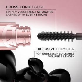 L'Oreal Paris Paradise Big Deal next to ruler for size and travel-friendly scale
