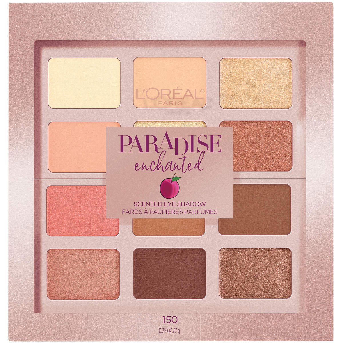 L'Oreal Paris front packaging showing the Paradise Enchanted palette and title