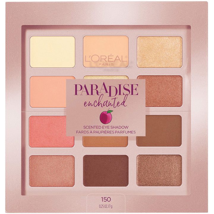 L'Oreal Paris front packaging showing the Paradise Enchanted palette and title