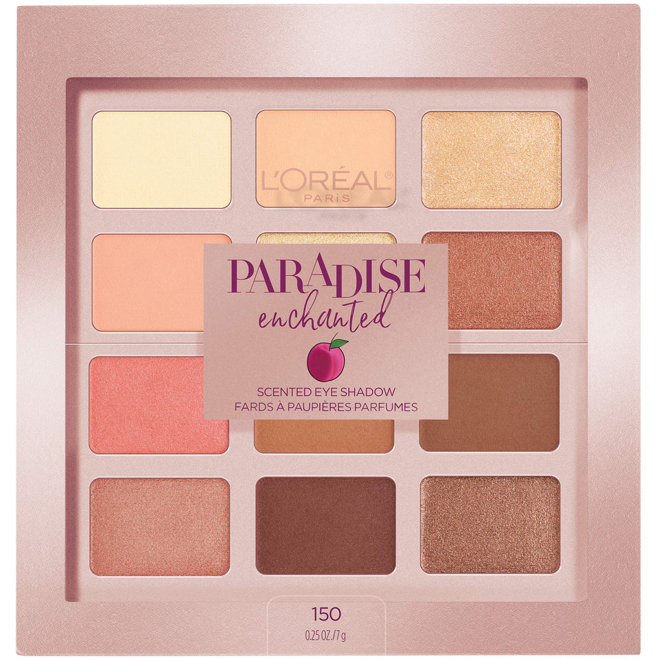 L'Oreal Paris front packaging showing the Paradise Enchanted palette and title