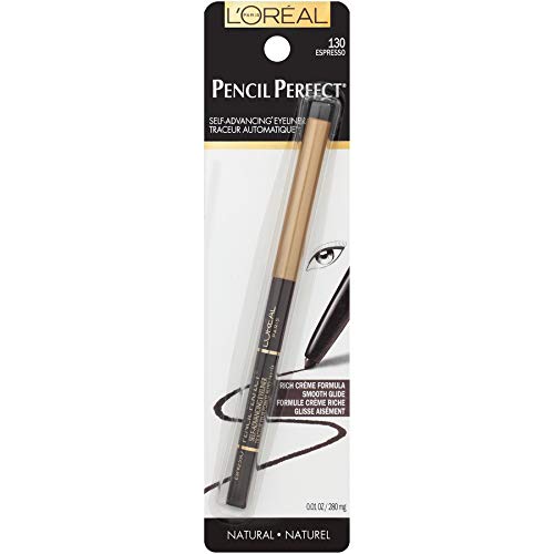 L'Oreal Paris pencil perfect close-up of tip demonstrating smooth glide and precise control