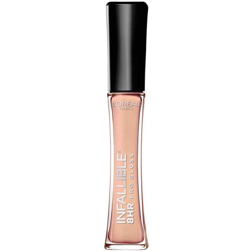 L'Oreal Paris front packaging showing Petal shade and glossy finish benefit