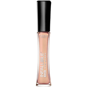 L'Oreal Paris front packaging showing Petal shade and glossy finish benefit