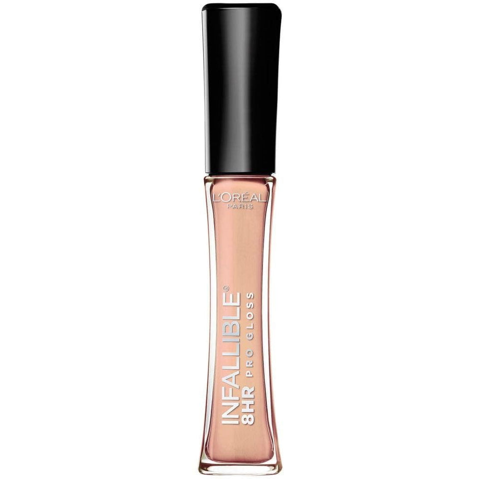 L'Oreal Paris front packaging showing Petal shade and glossy finish benefit