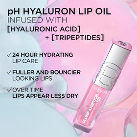 L'Oreal Paris lifestyle scene of lip oil used in everyday beauty routine
