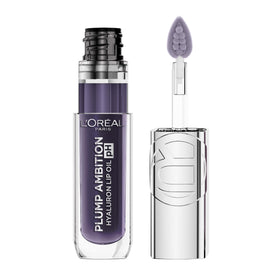 L'Oreal Paris front packaging of Plump Ambition 090 Berry Noir shows shade and tube for quick identification