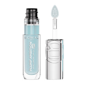 L'Oreal Paris front packaging showing shade 010 Cristal Ice and glossy finish benefit