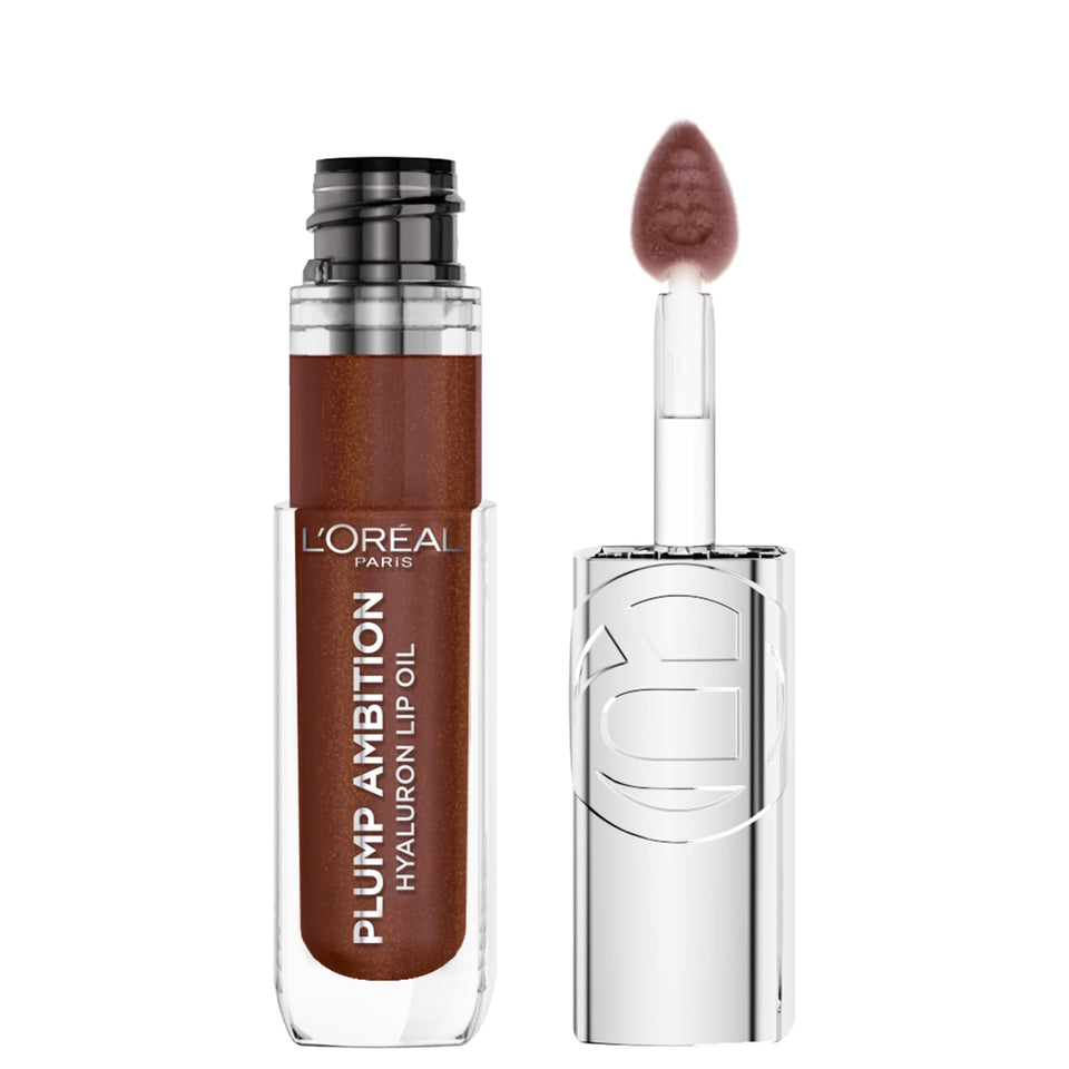 L'Oreal Paris front tube showing sleek packaging and glossy finish benefit