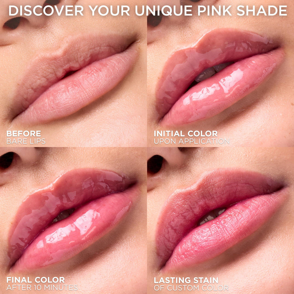 Grouped L'Oreal Paris shades display showing 050 pH Lilac among four options