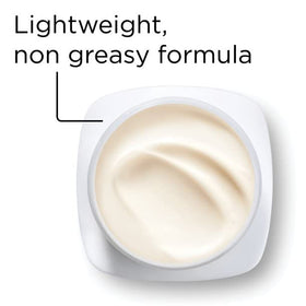 L'Oreal Paris before and after four weeks illustrating improved skin firmness