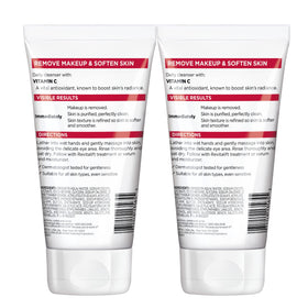 L'Oreal Paris cleanser on bathroom counter demonstrating daily skincare routine