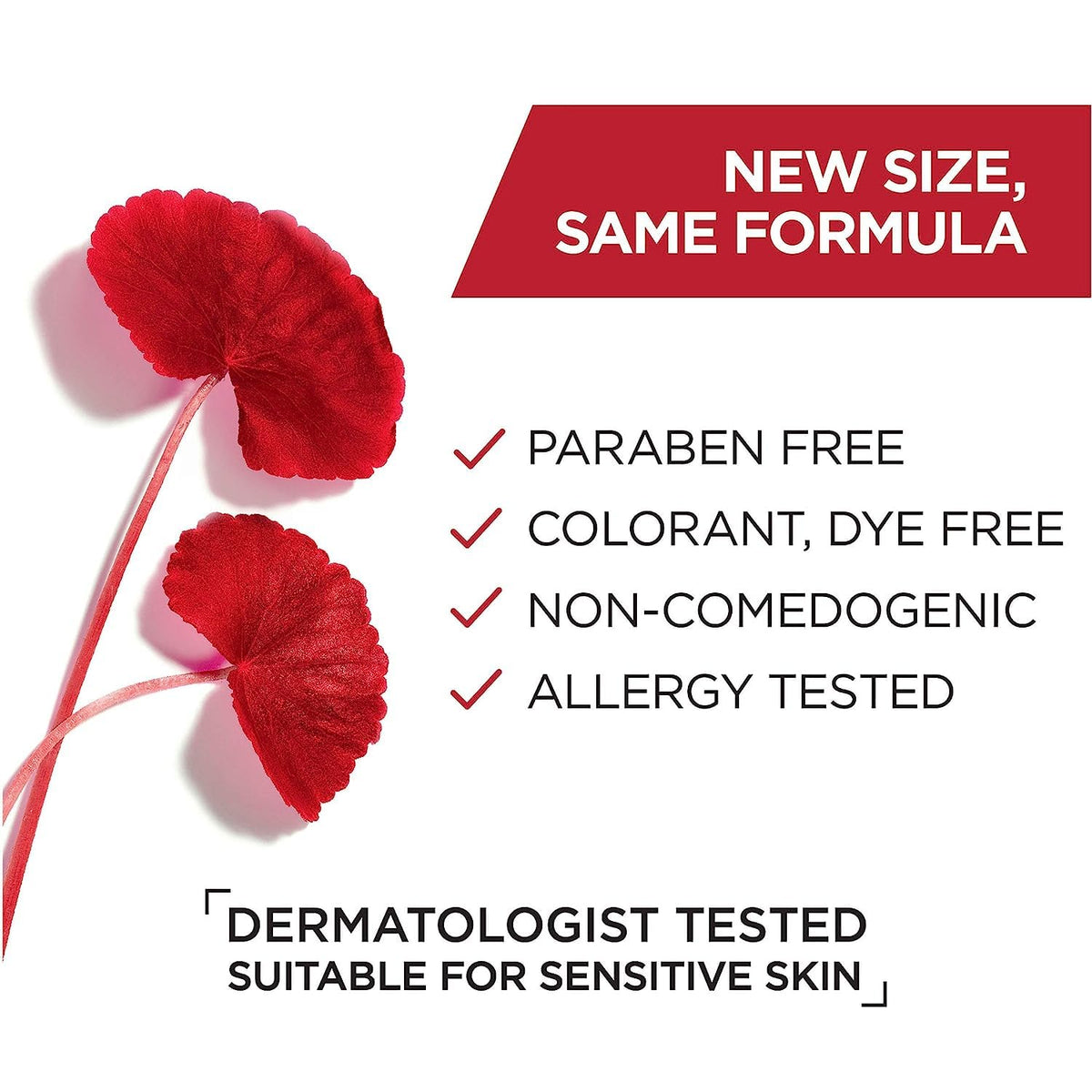 L'Oreal Paris product label close-up showing active ingredients and claims