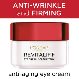 L'Oreal Paris product label with dermatologist and ophthalmologist tested icons