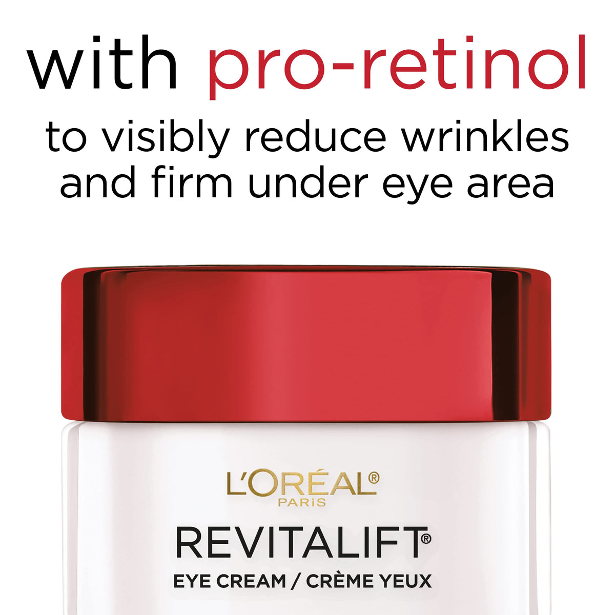 L'Oreal Paris open tube showing lightweight cream texture for quick absorption