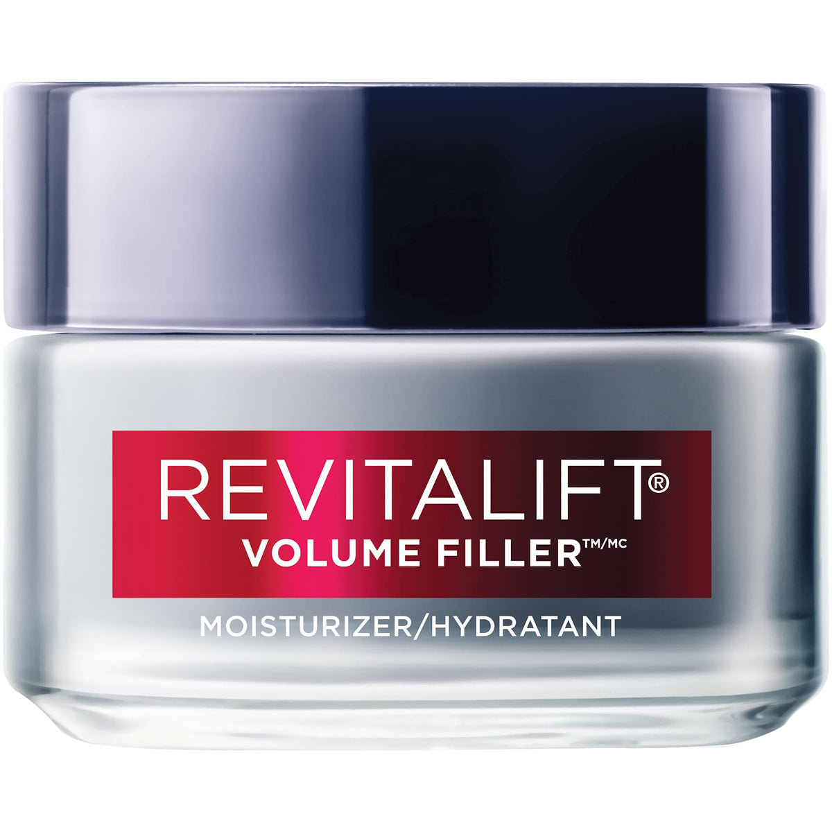 L'Oreal Paris RevitaLift front packaging showing moisturizer and visible smoothing benefit