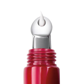 L'Oreal Paris product in use around eye demonstrating targeted de-puffing benefit