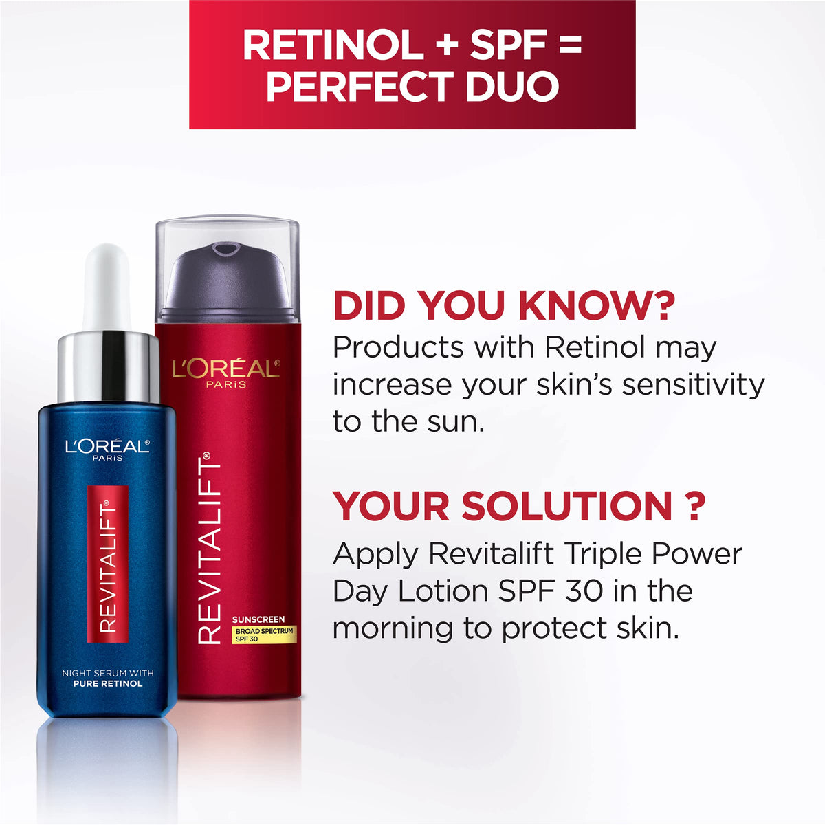L'Oreal Paris ingredient focus on hyaluronic acid droplet, moisture-boost benefit