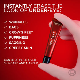 L'Oreal Paris open tube and dispenser demonstrating controlled small-amount application