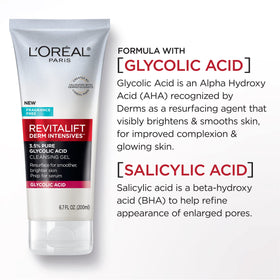 L'Oreal Paris pump dispensing cleanser for controlled dosing