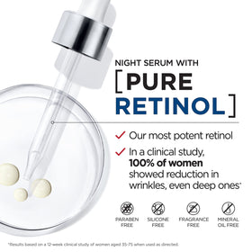 L'Oreal Paris pipette dispensing a drop of serum, controlled dosage benefit