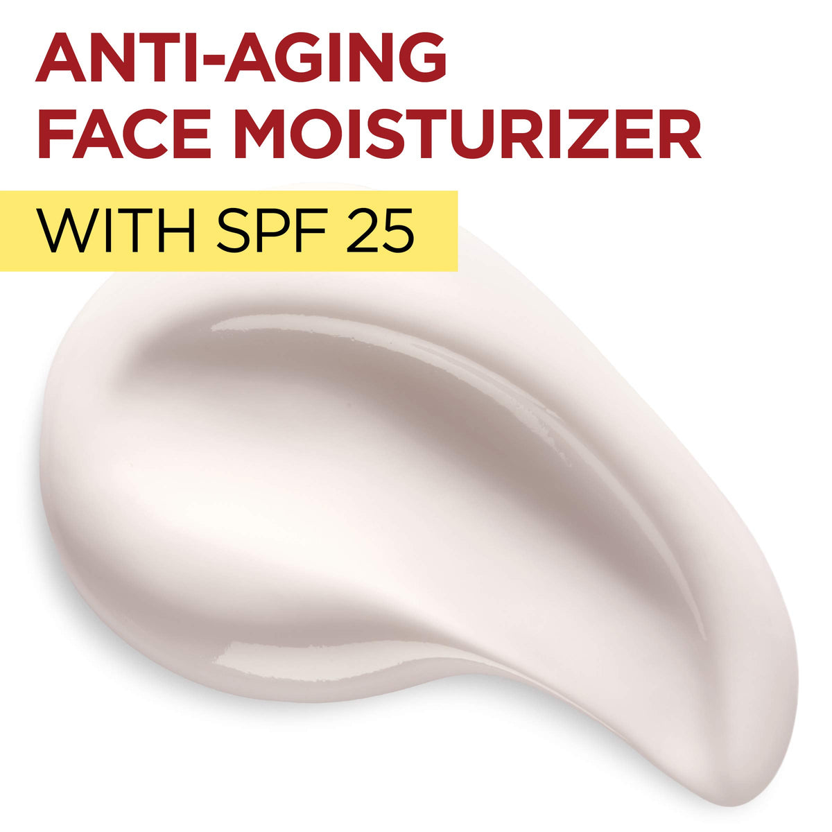 L'Oreal Paris label detail highlighting SPF 25 protection and actives