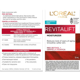 L'Oreal Paris cream texture close-up highlighting smooth consistency for fast absorption