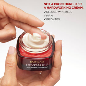 L'Oreal Paris Revitalift ingredient visuals highlighting hyaluronic and Pro‑Xylane benefits