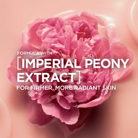 L'Oreal Paris open jar revealing rosy-tinted moisturizer and nourishing texture