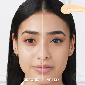 L'Oreal Paris flat-tip applicator delivering precise coverage with one swipe benefit