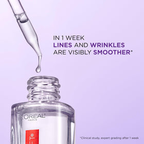 L'Oreal Paris two serums side by side for size comparison and kit overview