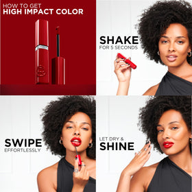 L'Oreal Paris collection display with multiple shades highlighting variety and choices