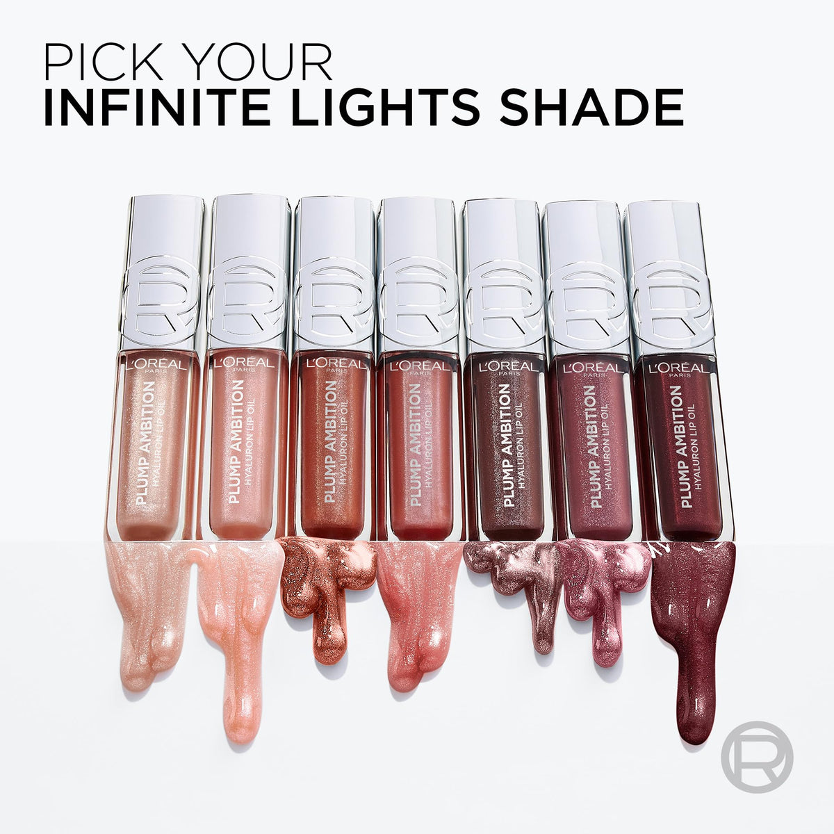 L'Oreal Paris swatches on arm displaying shade range and tinting versatility