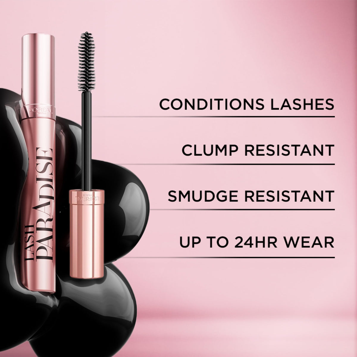 L'Oreal Paris tube next to coin for size and portability comparison