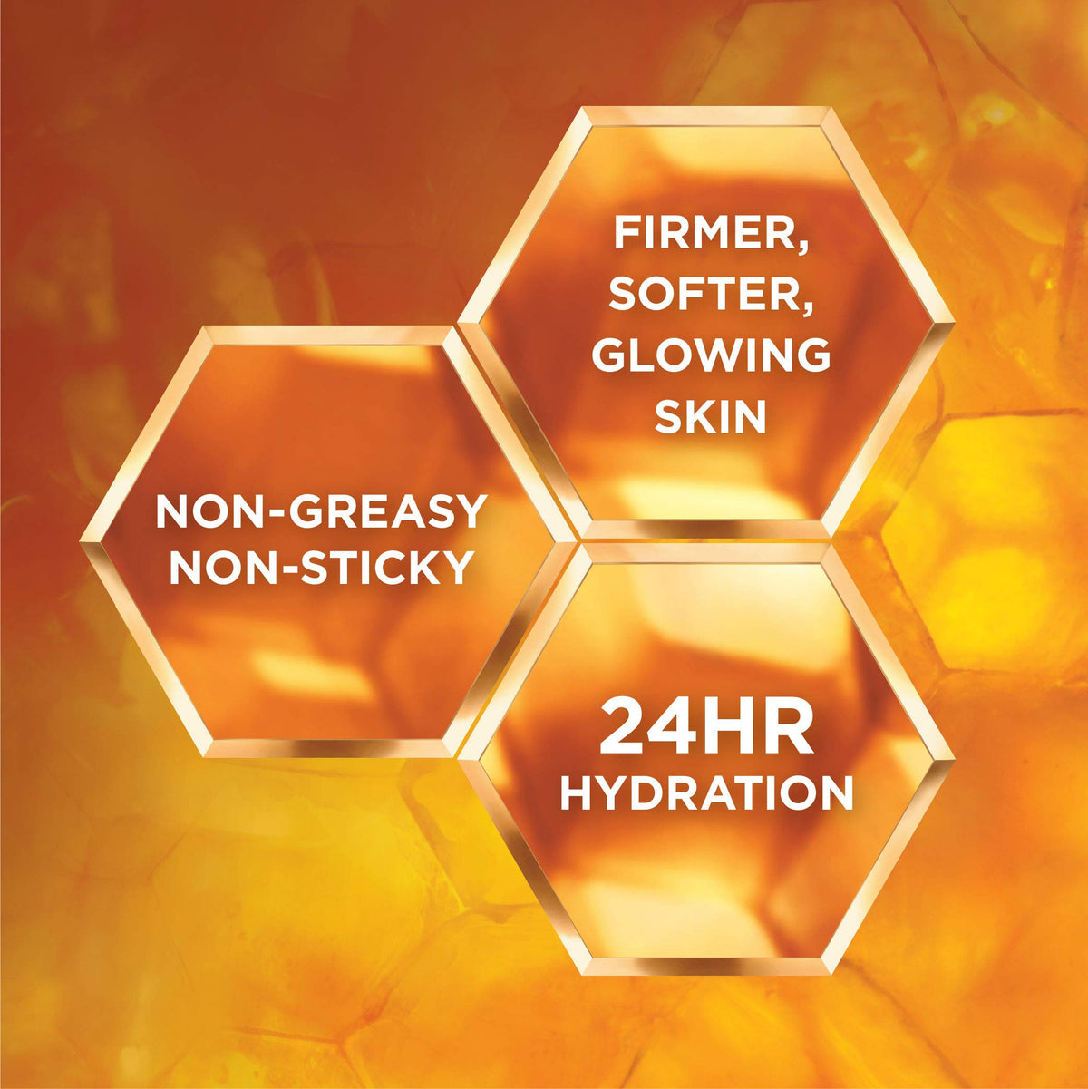 L'Oreal Paris before and after skin comparison showing improved firmness