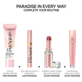 L'Oreal Paris ingredient label detail highlighting aloe vera and witch hazel benefits