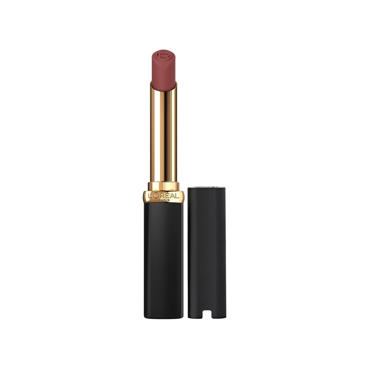 L'Oreal Paris slender bullet front packaging shows sleek matte finish and brand