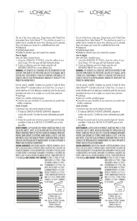 L'Oreal Paris spoolie brush detail blending pigment for natural finish