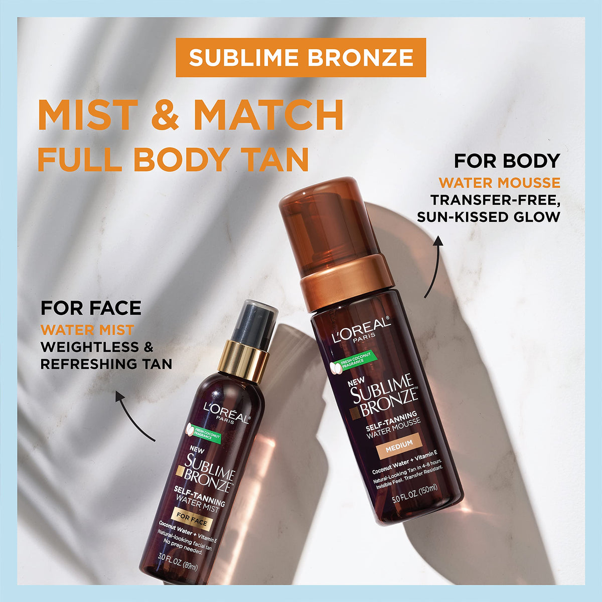 L'Oreal Paris mist applied to cotton pad for precise facial application and control