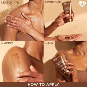 L'Oreal Paris cap and pump detail highlighting easy dispensing benefit