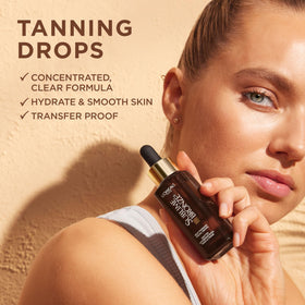 L'Oreal Paris texture on skin illustrating non-sticky, hydrated finish