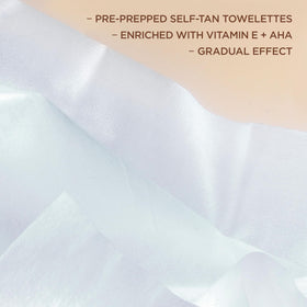 L'Oreal Paris wipe in hand applying smooth, streak-free coverage