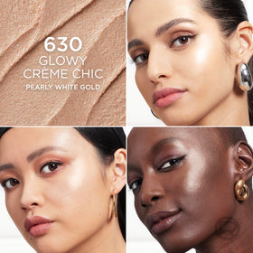 L'Oreal Paris arm swatch of 630 Crème Chic showing luminous champagne payoff