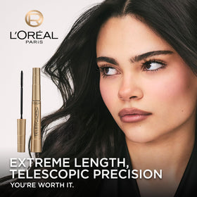 L'Oreal Paris telescopic open wand revealing flexible precision brush benefit
